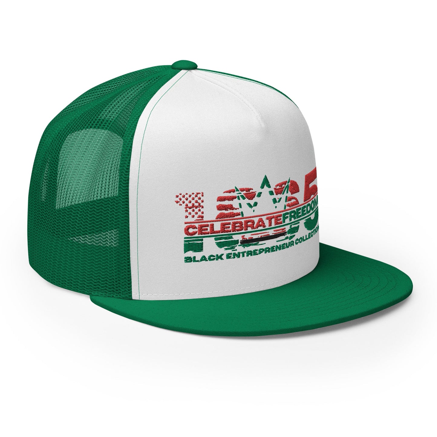 1865 'Celebrate Freedom' Trucker Cap Green White