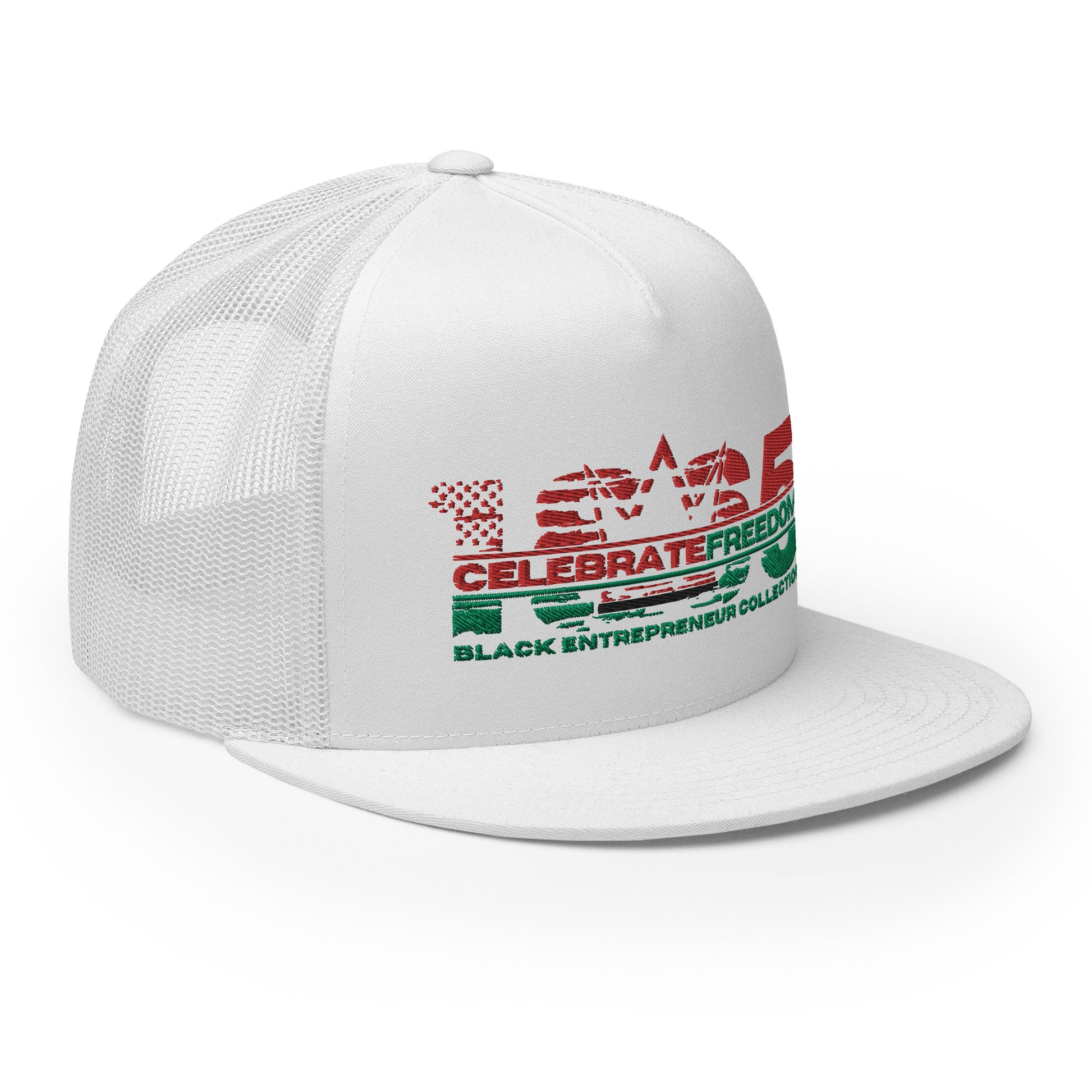 1865 'Celebrate Freedom' Trucker Cap White