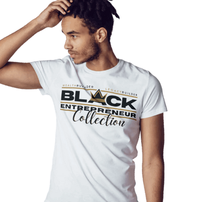 'Black Entrepreneur' Collection Premium Short Sleeve T-Shirt White