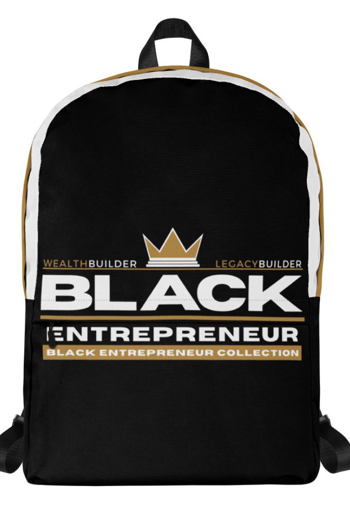 'Black Entrepreneur' Backpack - Signature Crown Logo