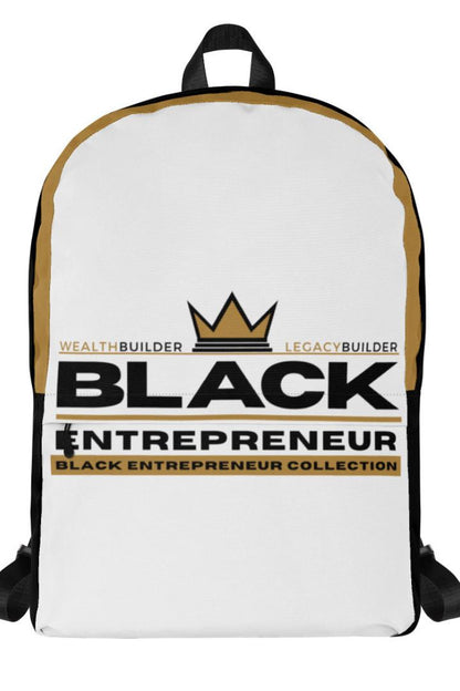 'Black Entrepreneur' Backpack - Signature Crown Logo