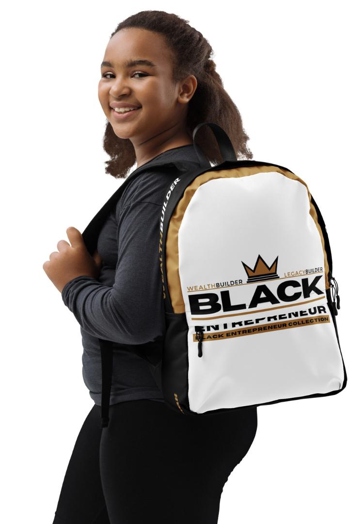 'Black Entrepreneur' Backpack - Signature Crown Logo