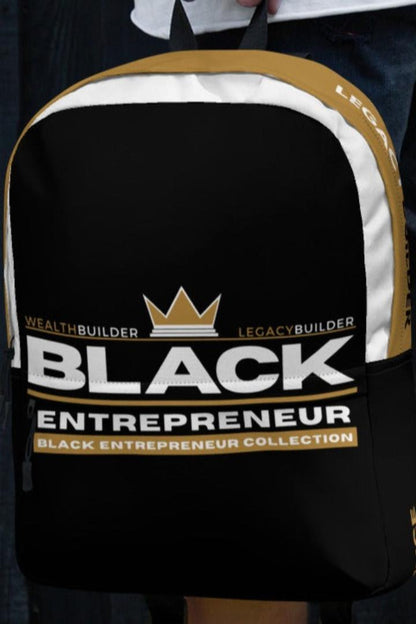 'Black Entrepreneur' Backpack - Signature Crown Logo