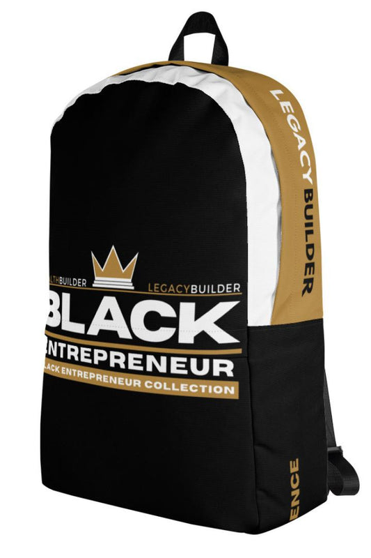 'Black Entrepreneur' Backpack - Signature Crown Logo