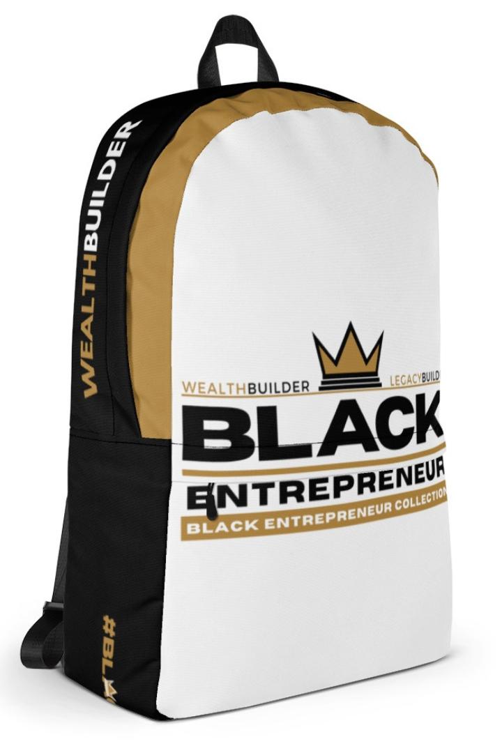 'Black Entrepreneur' Backpack - Signature Crown Logo