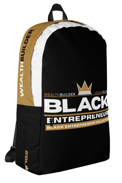 'Black Entrepreneur' Backpack - Signature Crown Logo