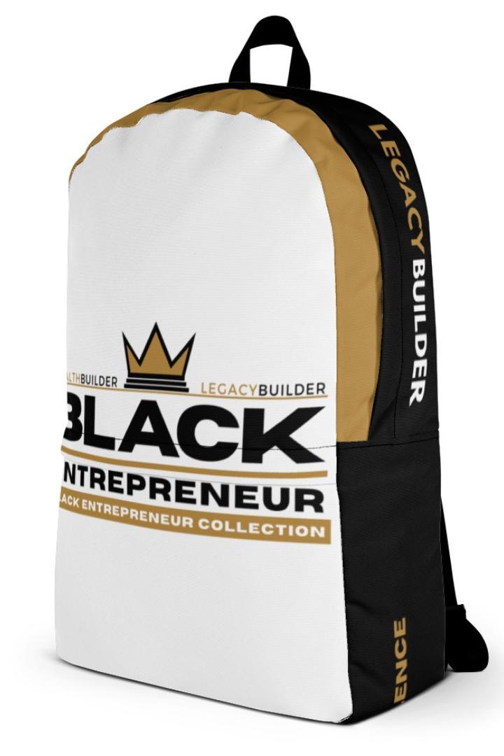 'Black Entrepreneur' Backpack - Signature Crown Logo