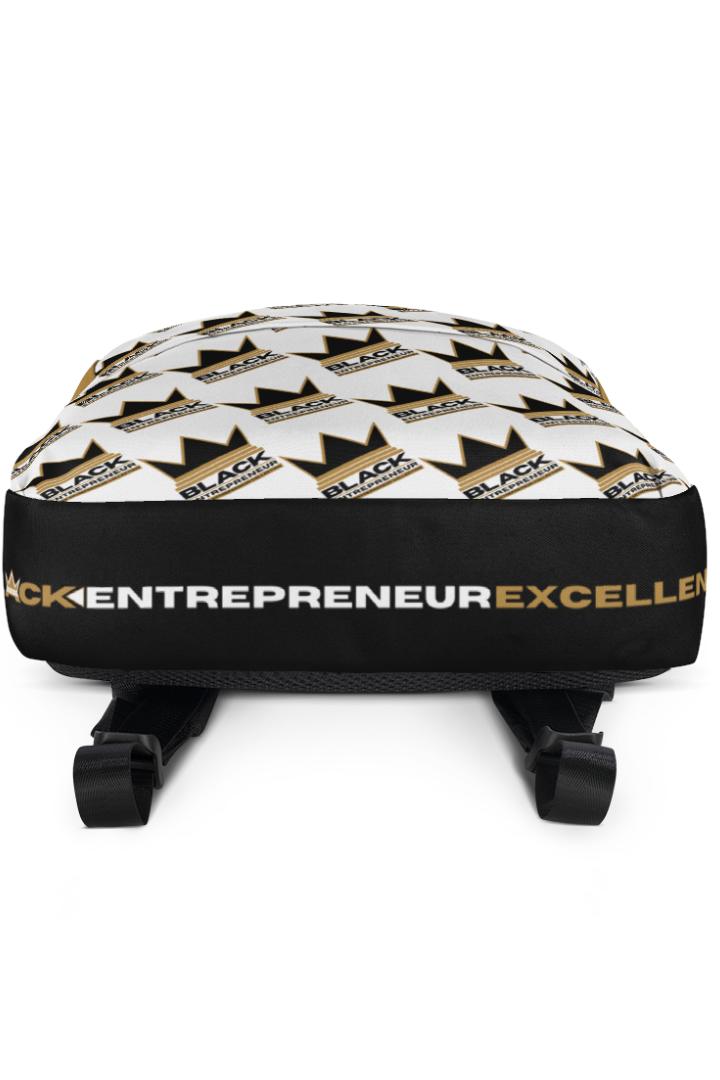 'Black Entrepreneur' Backpack | Crown Logo Pattern
