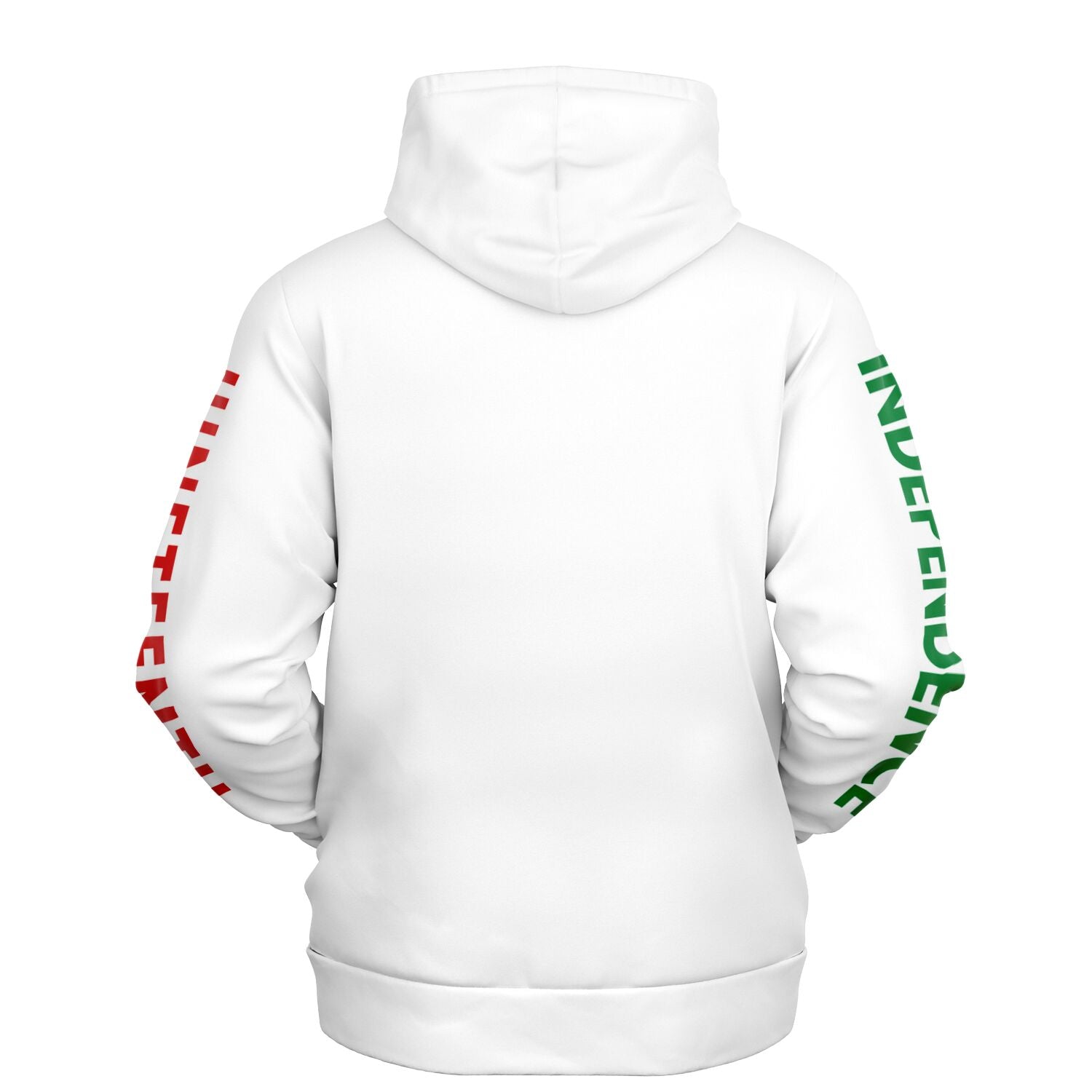 1865 'Celebrate Freedom' Athletic Hoodie | Embedded-Distressed Flag | Juneteenth | Independence