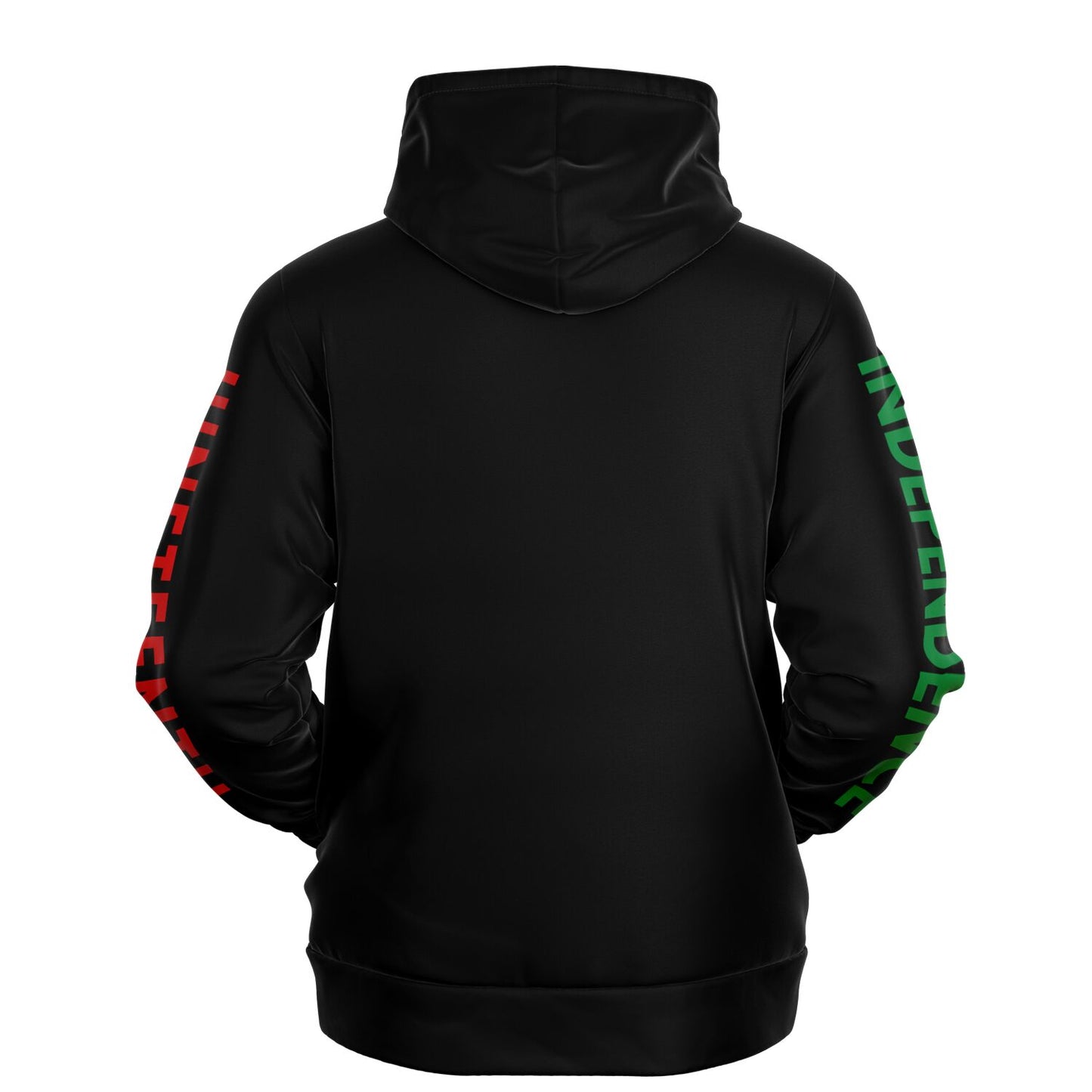 1865 'Celebrate Freedom' Athletic Hoodie | Embedded-Distressed Flag | Juneteenth | Independence