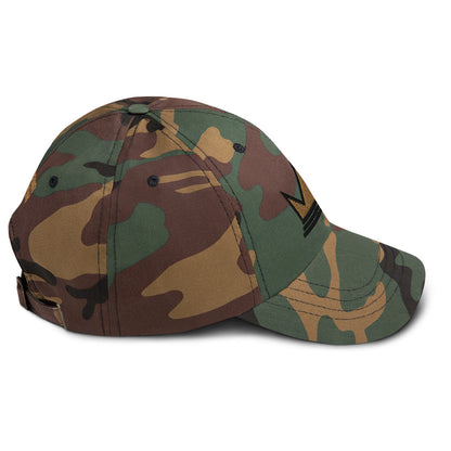 Black Entrepreneur Collection Signature Crown Camo Dad Hat