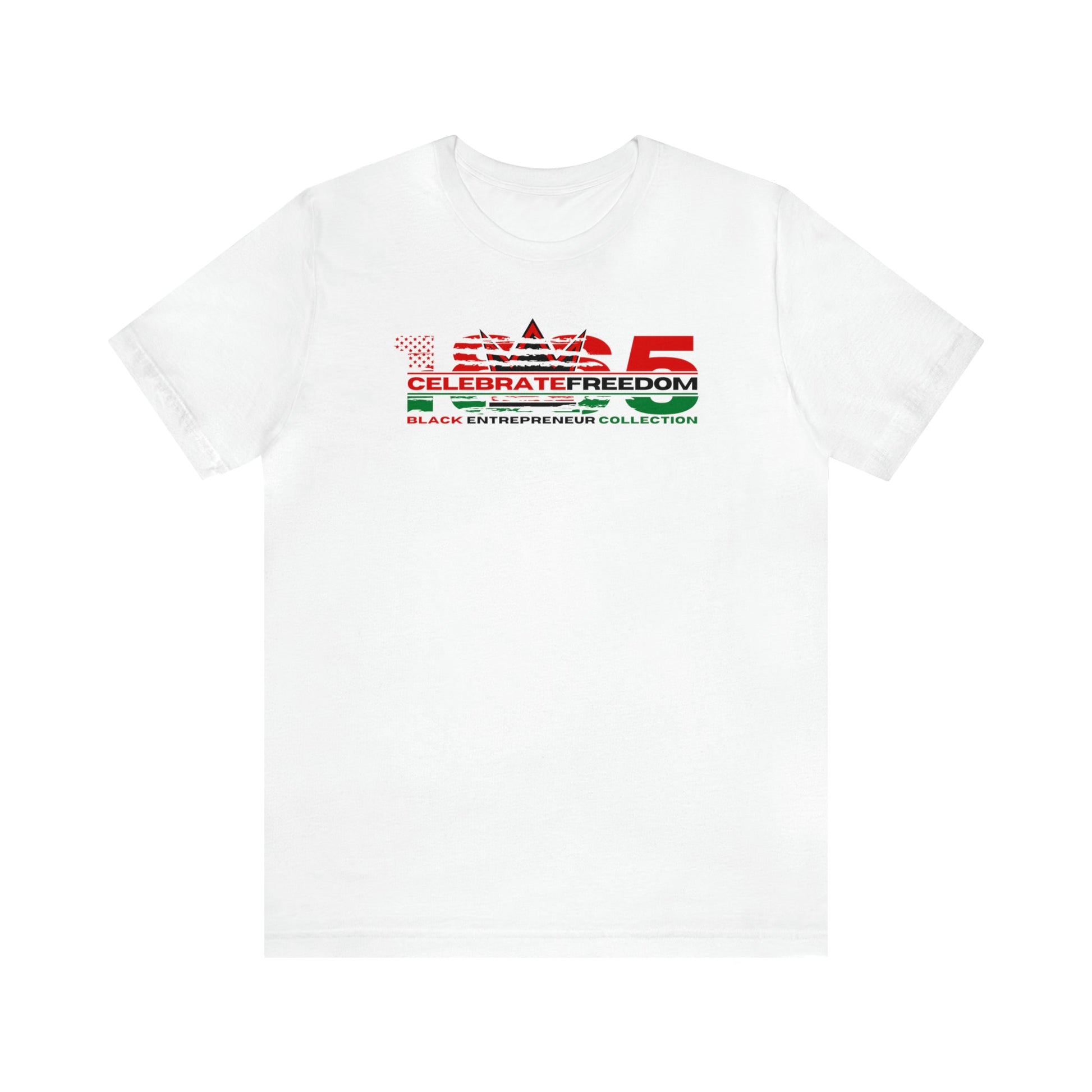 RBG | 1865 | CELEBRATE FREEDOM Short Sleeve Premium T-Shirt | Embedded Distressed Flag 5XL