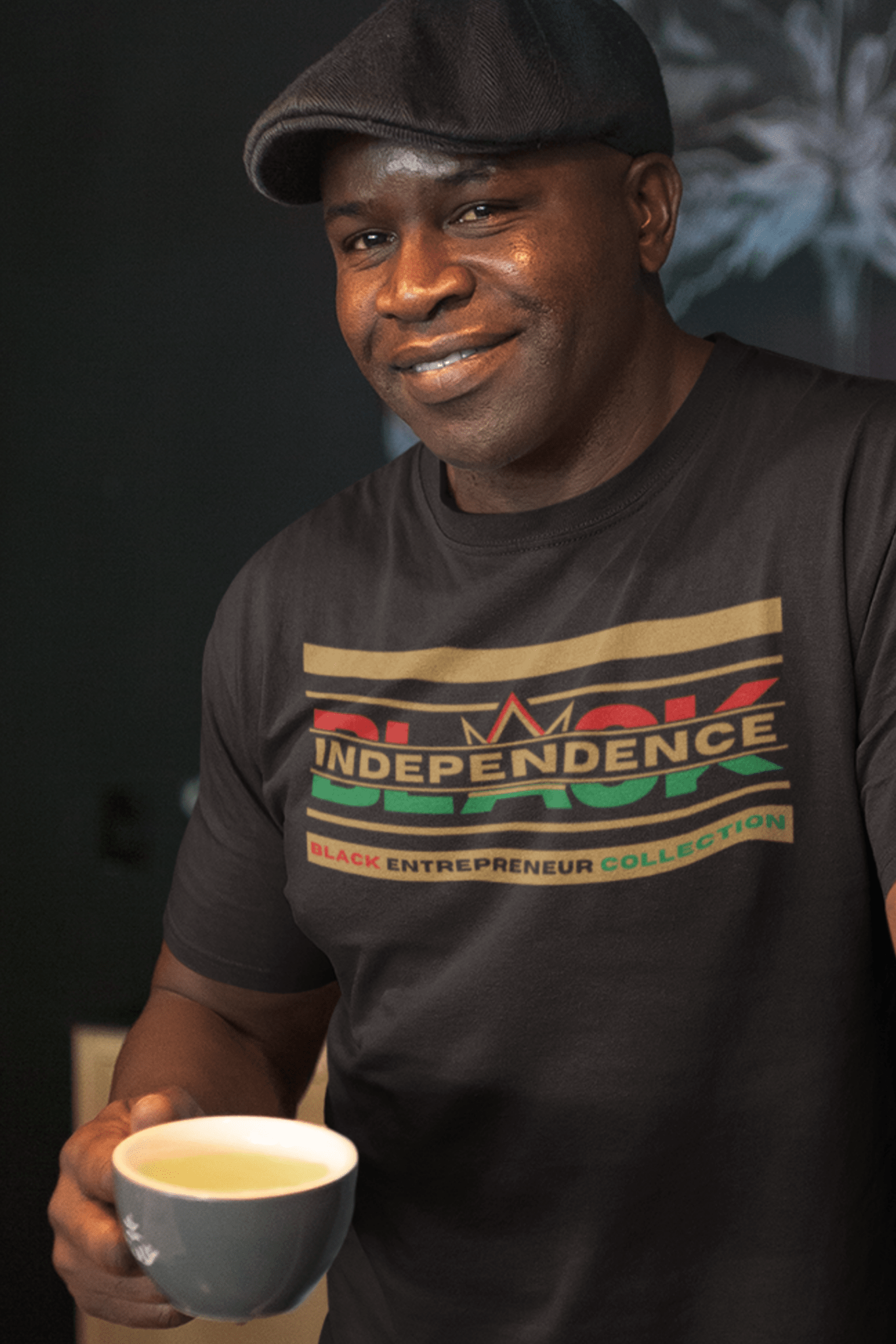 RBG BLACK INDEPENDENCE Short Sleeve Premium T-Shirt Black Solid Gold