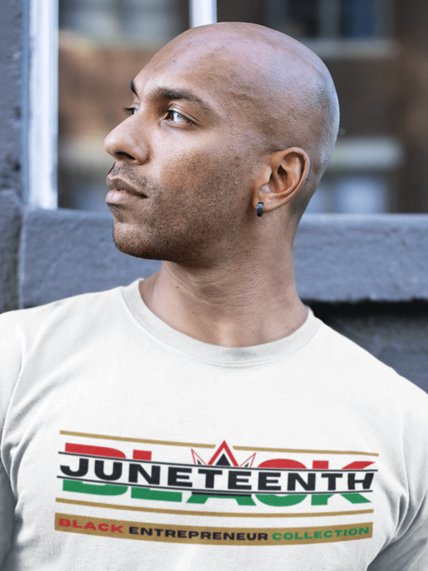 RBG BLACK JUNETEENTH Short Sleeve Premium T-Shirt White Black