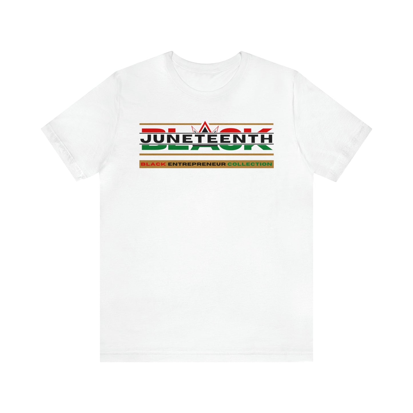 RBG BLACK JUNETEENTH Short Sleeve Premium T-Shirt White Black