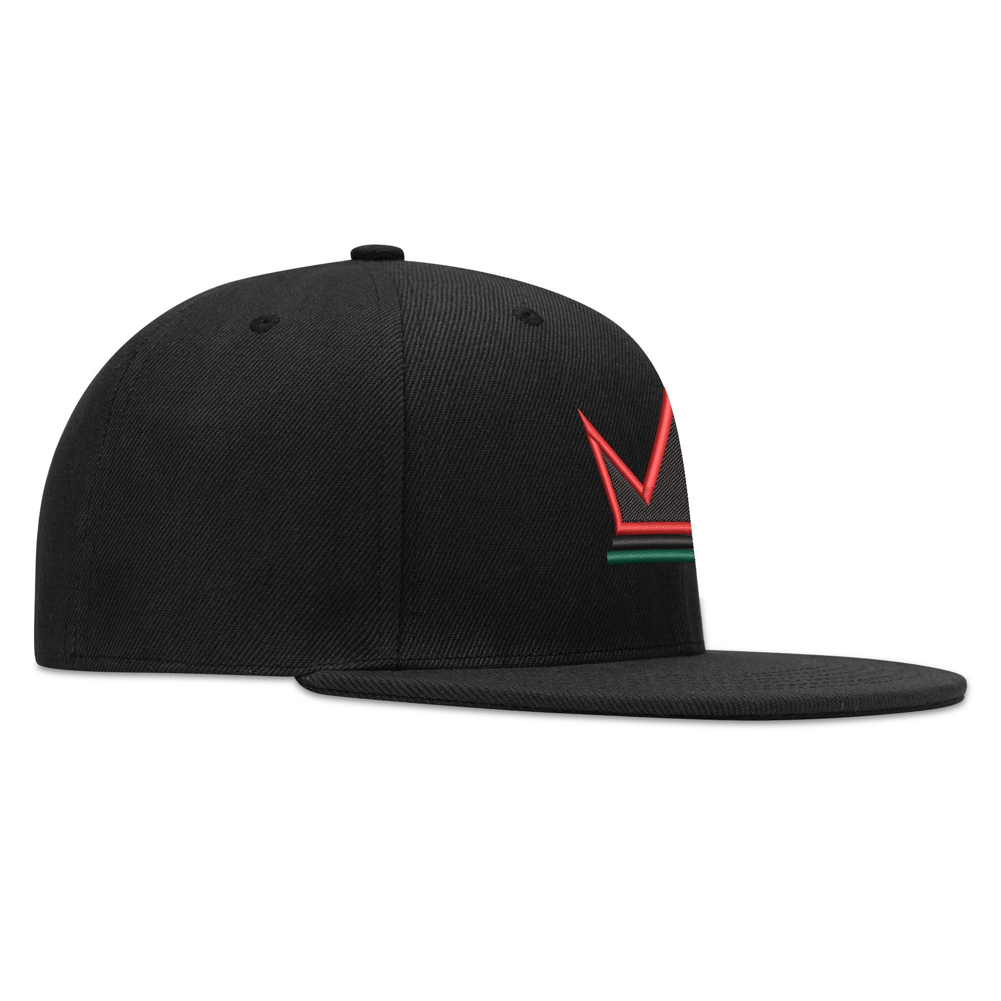 Black Entrepreneur Collection's Signature Crown RBG Embroidered Snapback Black