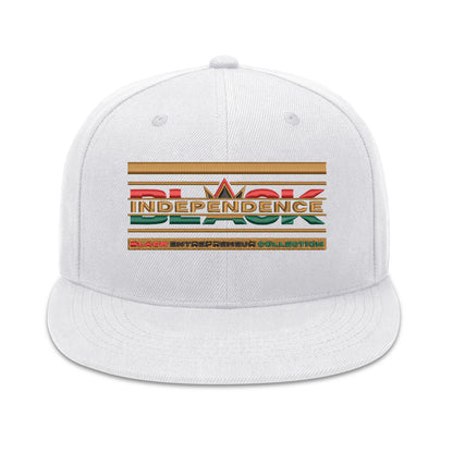 Black Independence Embroidered Snapback Hat Default Title