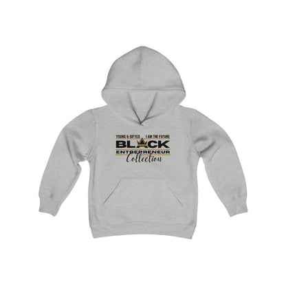 Black Entrepreneur Collection | Young & Gifted/I Am the Future Youth Hoodie Sport Grey