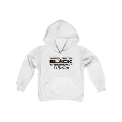 Black Entrepreneur Collection | Young & Gifted/I Am the Future Youth Hoodie White