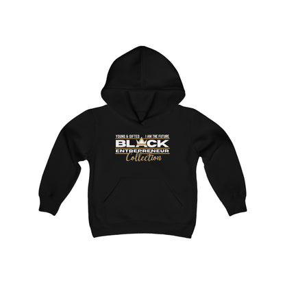 Black Entrepreneur Collection | Young & Gifted/I Am the Future Youth Hoodie Black